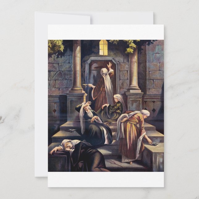 Convites Parábola das Dez Virgens (Frente)