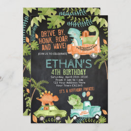 Convites Parada de Aniversário do Dinossauro