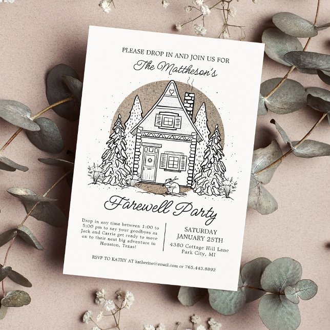 Convites Parada Por Festa De Despedida De inverno (Criador carregado)