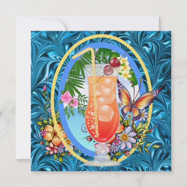 Convites Paradise Beach (Frente)