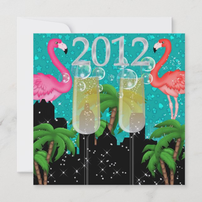 Convites Paraíso em luzes brilhantes de estilo - SRF (Frente)