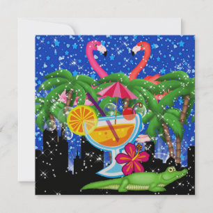 Convites Paraíso em luzes brilhantes de estilo - SRF