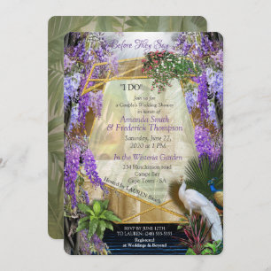 Convites Paraíso Tropical de Wisteria no Palácio do Ouro em