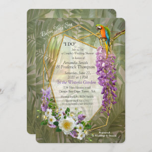 Convites Paraíso Tropical de Wisteria no Palácio do Ouro em