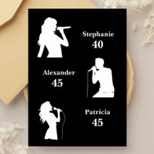 Parceiro Aniversário triplicou o divertido negro m