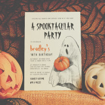 Parceiro Spooktacular Halloween Ghost Boy Birthday