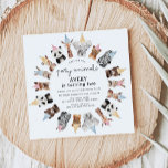 Convites Parceiros Aniversário<br><div class="desc">Celebre seu segundo aniversário em estilo com este convite temático de animais da festa! Apresentando uma design de coroa divertida feita de animais com chapéus de festa, este convite certamente fará seus convidados animados para o grande dia. Certifique-se de que a sua segunda comemoração de aniversário seja uma para lembrar...</div>