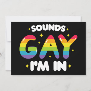 Convites Parece Gay, estou no Orgulho LGBT Engraçado