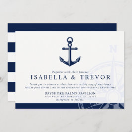 Convites Parecido Náutico | Vintage Anchor Wedding