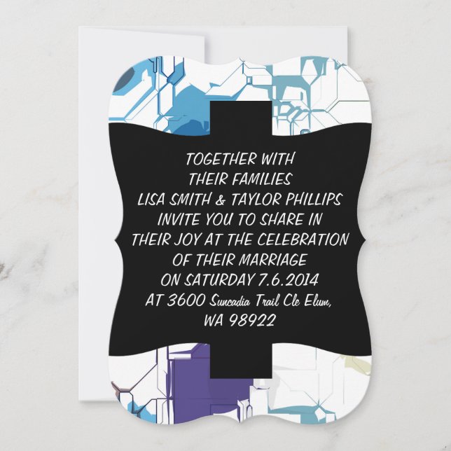 Convites Parede rachada (Frente)