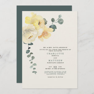 Convites Parentes de Noiva de Casamento de Peões Amarelos T