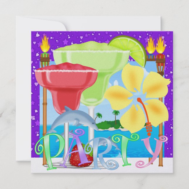 Convites PARIDADE/Luau - SRF (Frente)