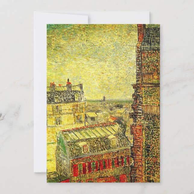 Convites Paris View, do Quarto de Vincent, de Vincent van G (Frente)
