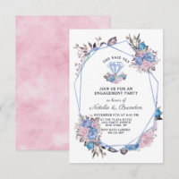 Parisiense Charm Gem Ela Disse Sim Festa de noivad