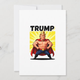 Convites Parodic Superhero Trump Caricature