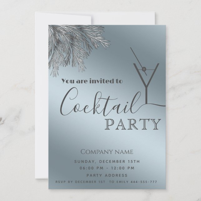 Convites Parquinho de galinha minimalista no Natal (Frente)