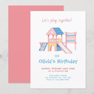 Convites Parquinho infantil