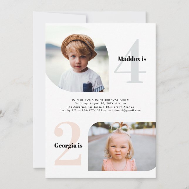 Convites Parte conjunta | Festa de aniversário de Fotografi (Frente)