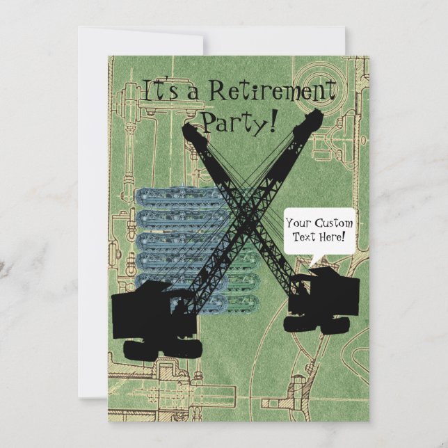 Convites Parte de Retirada do Operador da Grua do Engenheir (Frente)