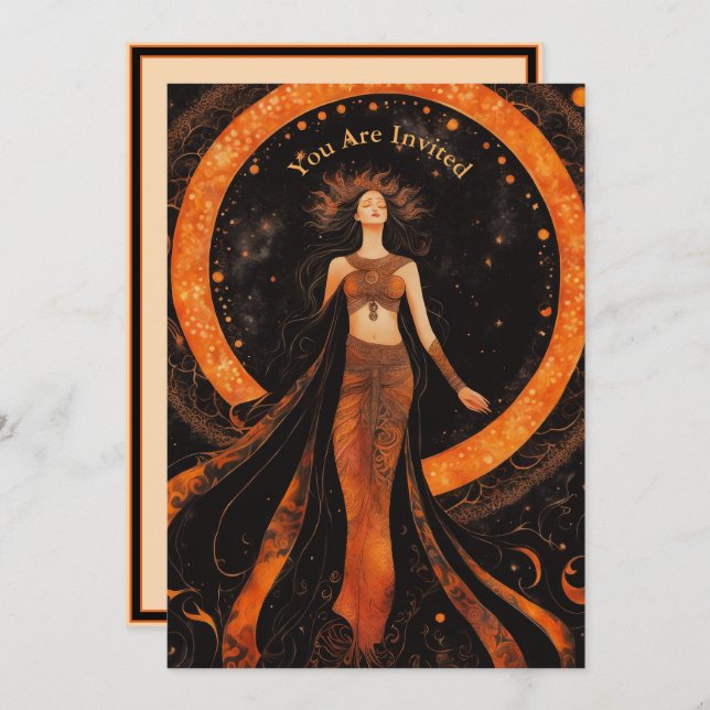 Convites Parte de Visualização do Eclipse Solar Totalmente  (Frente/Verso)