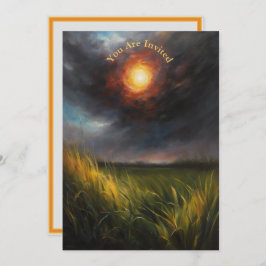 Convites Parte de Visualização do Eclipse Solar Totalmente 