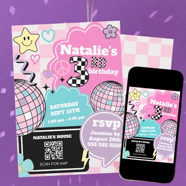 Convites Parte do aniversário de 3 anos do Disco do Groovy  (Criador carregado)