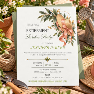 Convites Parte do Jardim de Jardinagem Botânica Elegante pa