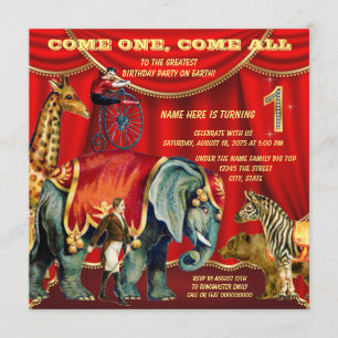 Convites Parte primeiro aniversario