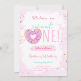 Convites Parte Rosquinha primeiro aniversario