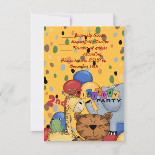 Convites Parte segundo aniversário