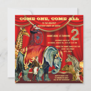 Convites Parte segundo aniversário