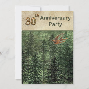 Convites Partido 30 da Floresta para o Aniversário das Ár