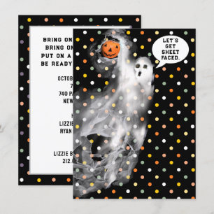 Convites partido adulto do Dia das Bruxas