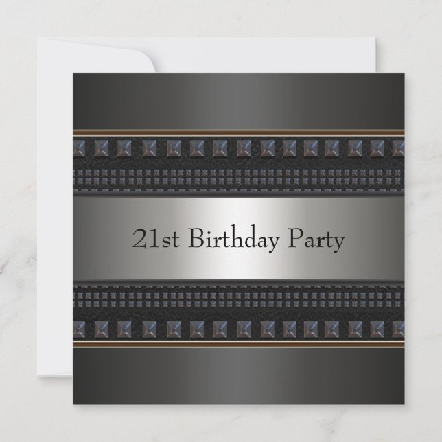 Convites Partido aniversário de 21 anos de Prefeitura Negra (Frente)