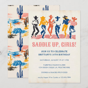 Convites Partido aniversário de 30 anos Adulto Moderno das 