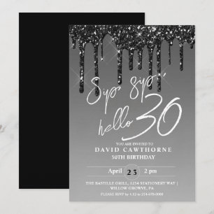 Convites Partido aniversário de 30 anos do Lixo Negro Moder