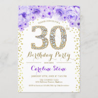 Partido aniversário de 30 anos - Dourado Roxo Bran