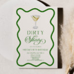 Convites Partido aniversário de 30 anos Martini Sujo Trinta<br><div class="desc">Este é um Convite de festas aniversário de 30 anos sujo 30 verde sujo Martini!</div>