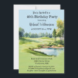 Convites Partido aniversário de 40 anos<br><div class="desc">Este Convite de festas festivo e colorido tem um tema Golfe e é perfeito para um Golfe. Ele apresenta um carrinho de golfe com Golf Clubs em um Curso de Golfe, muito para personalizar para se adequar ao seu próprio evento. Nós temos todos os ingredientes para fazer dele uma festa...</div>