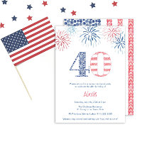 Partido aniversário de 40 anos Azul Vermelho Azul