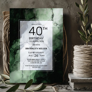 Convites Partido aniversário de 40 anos do Mármore Verde