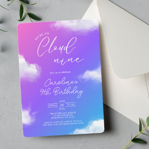 Convites Partido Aniversário de criança Roxo