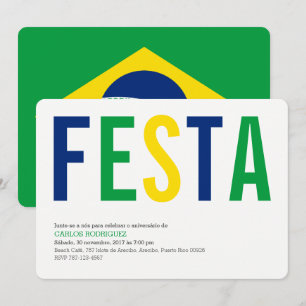 Convites Partido: Convites: Brasil: Bandeira peruana