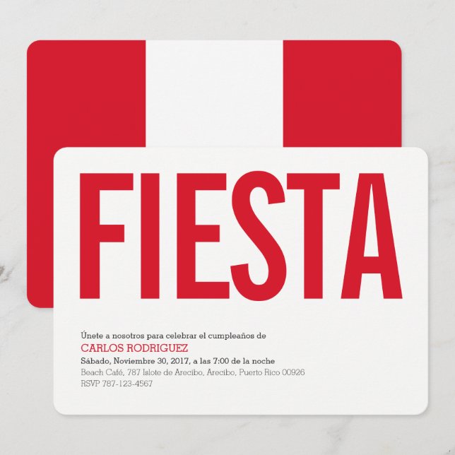 Convites Partido: Convites: Peru: Bandeira peruana (Frente/Verso)