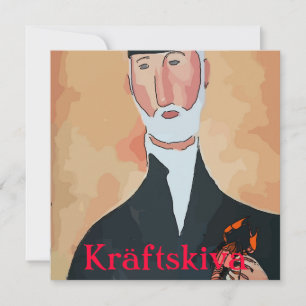 Convites Partido Crayfish, Kräftskiva, Escandinávia