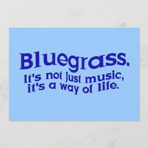 Convites Partido da música de Bluegrass ou sessão de doce