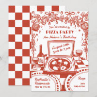Partido da Pizza Italiana Ilustrado