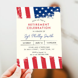 Convites Partido da Polícia Militar Americano de Bandeira