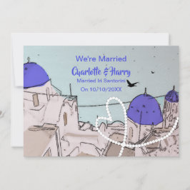 Convites Partido da Recepção de casamento de Posto Grego Sa