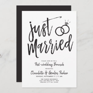 Convites Partido da refeição matinal   do Cargo-Casamento